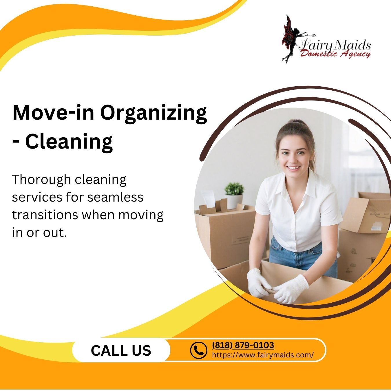 Move in organizing Cleaning